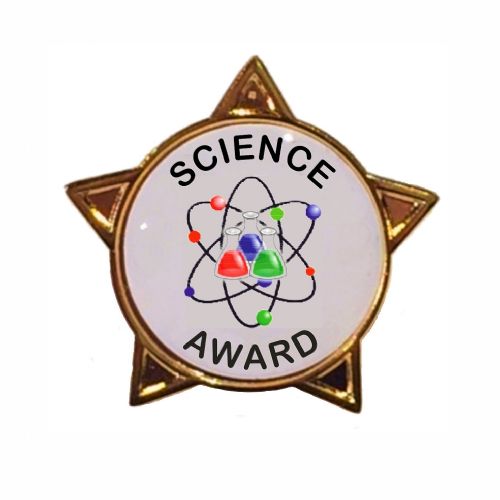 SCIENCE AWARD star badge
